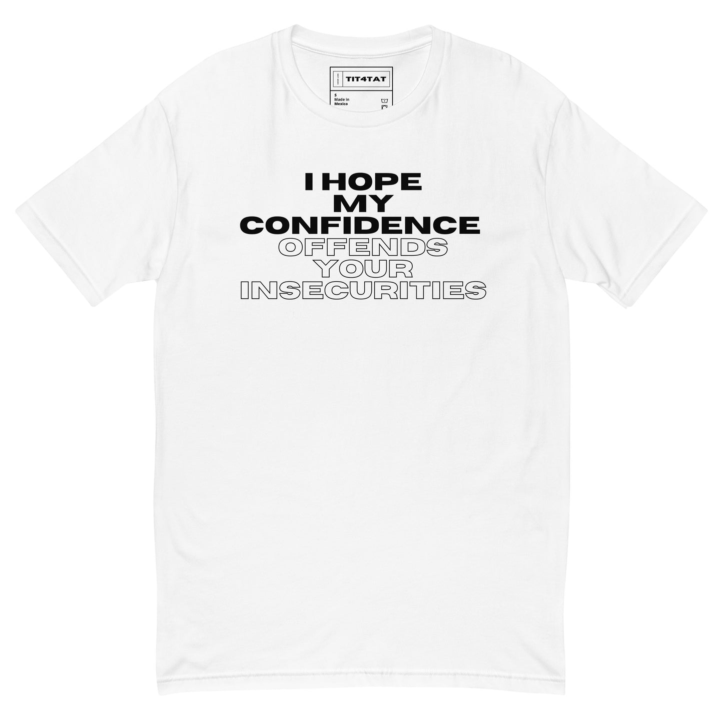 Tit4Tat - Camiseta de manga corta "Resiliencia sin complejos"