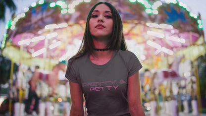 Tit4Tat - "Pretty & Petty" Women’s Crop Tee