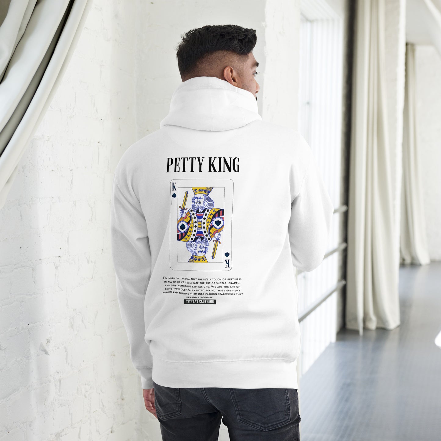 Tit4Tat - "Petty King" Men's Hoodie